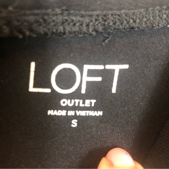 LOFT Outlet Black Legging  Size Small - Picture 3 of 7